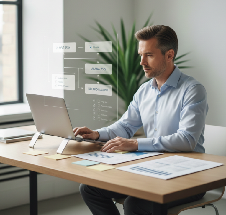 KI-gestützte Prozessoptimierung im Unternehmen mit automatisierten Workflows