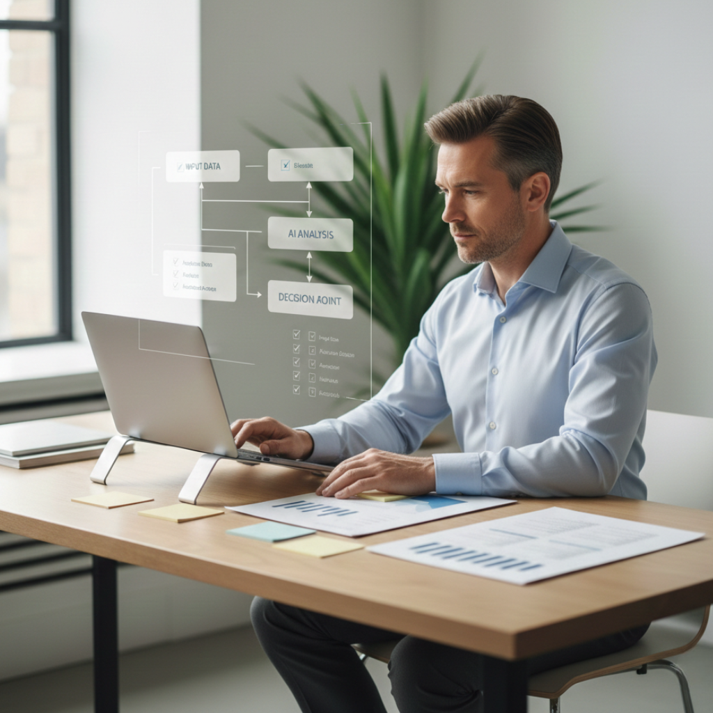 KI-gestützte Prozessoptimierung im Unternehmen mit automatisierten Workflows